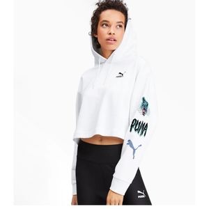 Puma Claw Women's Cropped Hoodie Sweater